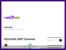 Tablet Screenshot of nekotek.com